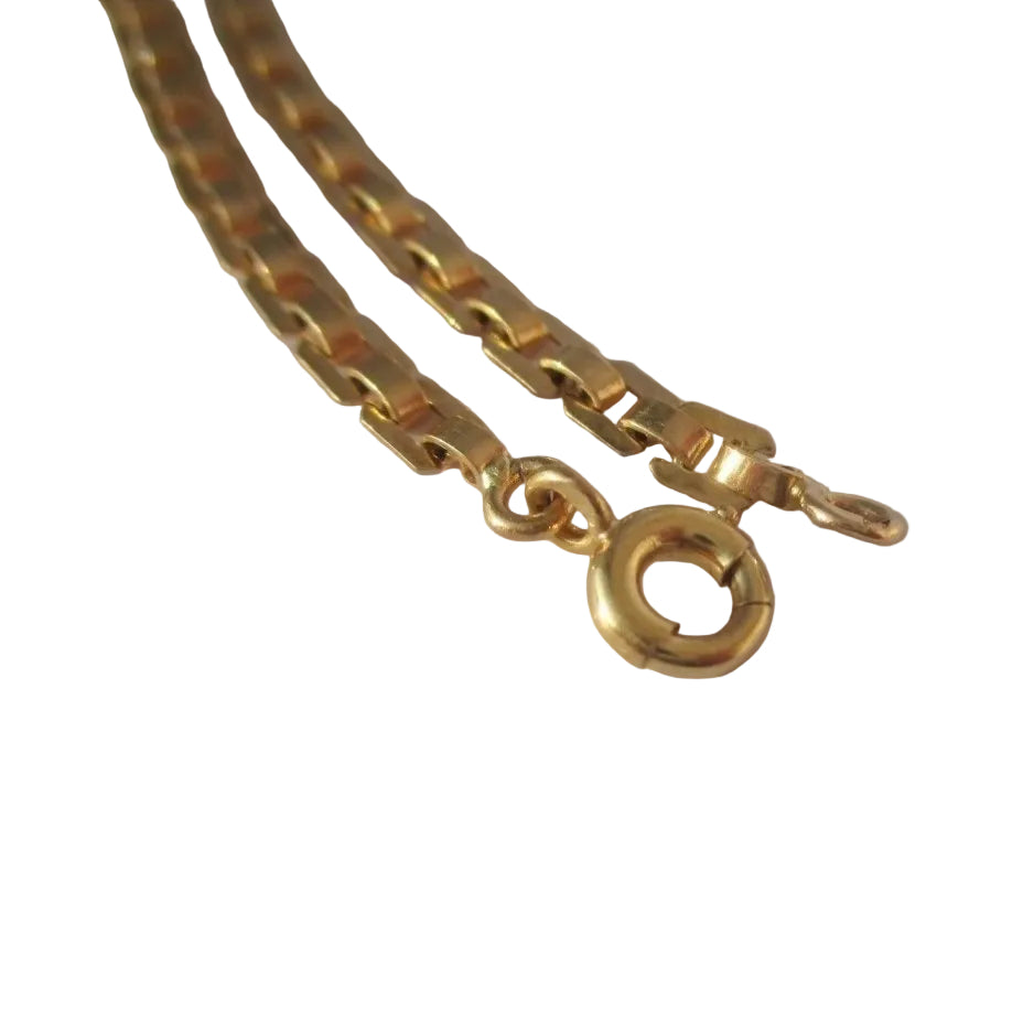 Bracelet gourmette d'identité en or rose - Castafiore