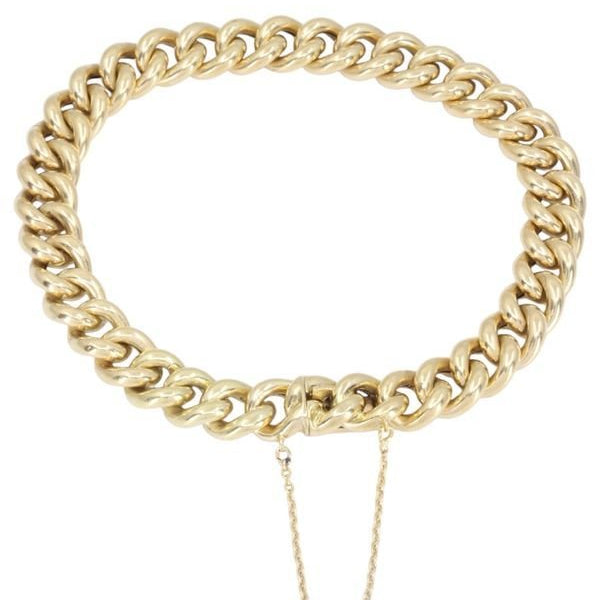 Bracelet gourmette en or jaune - Castafiore