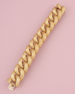 Bracelet gourmette en or jaune 18K - Castafiore