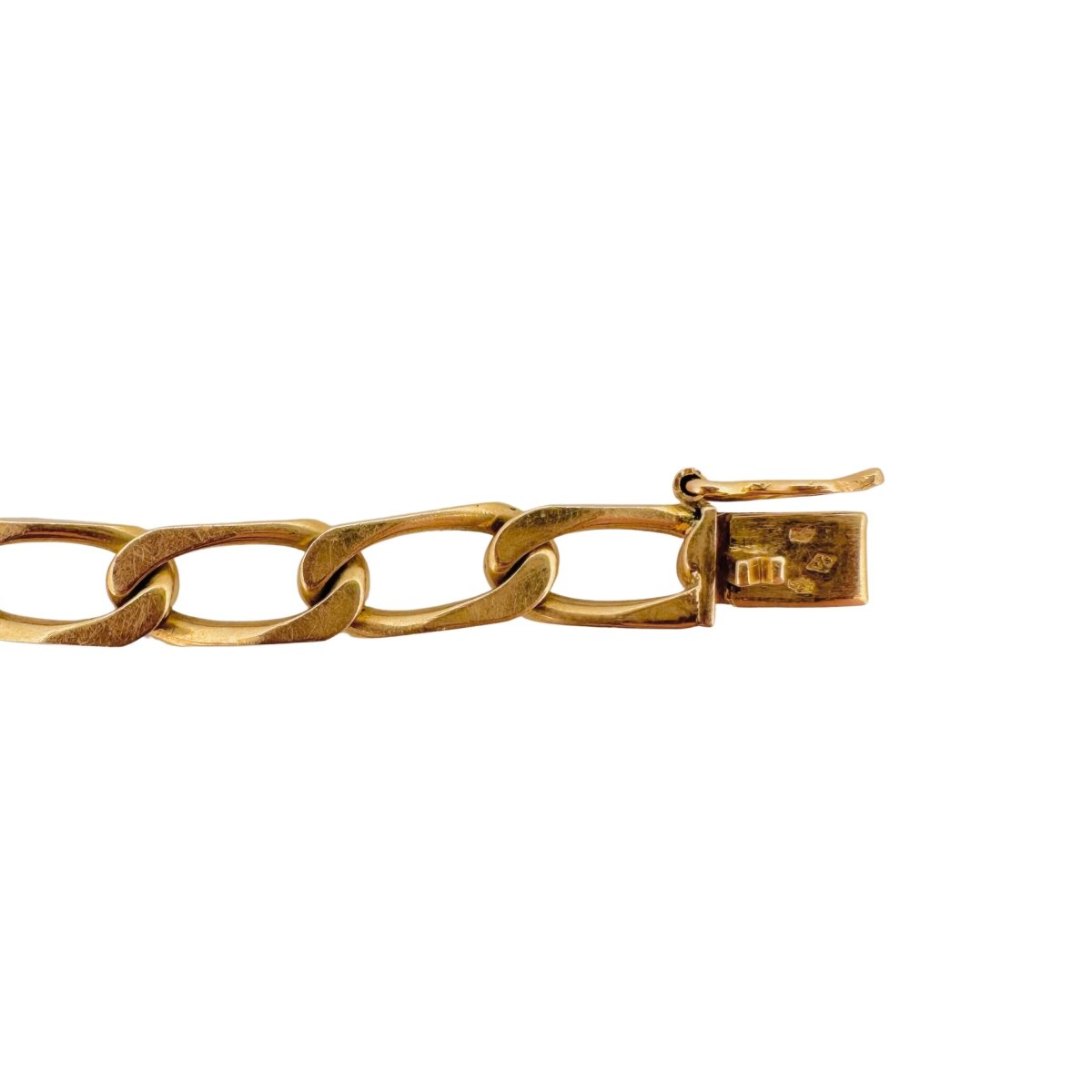 Bracelet Gourmette en or jaune - Castafiore