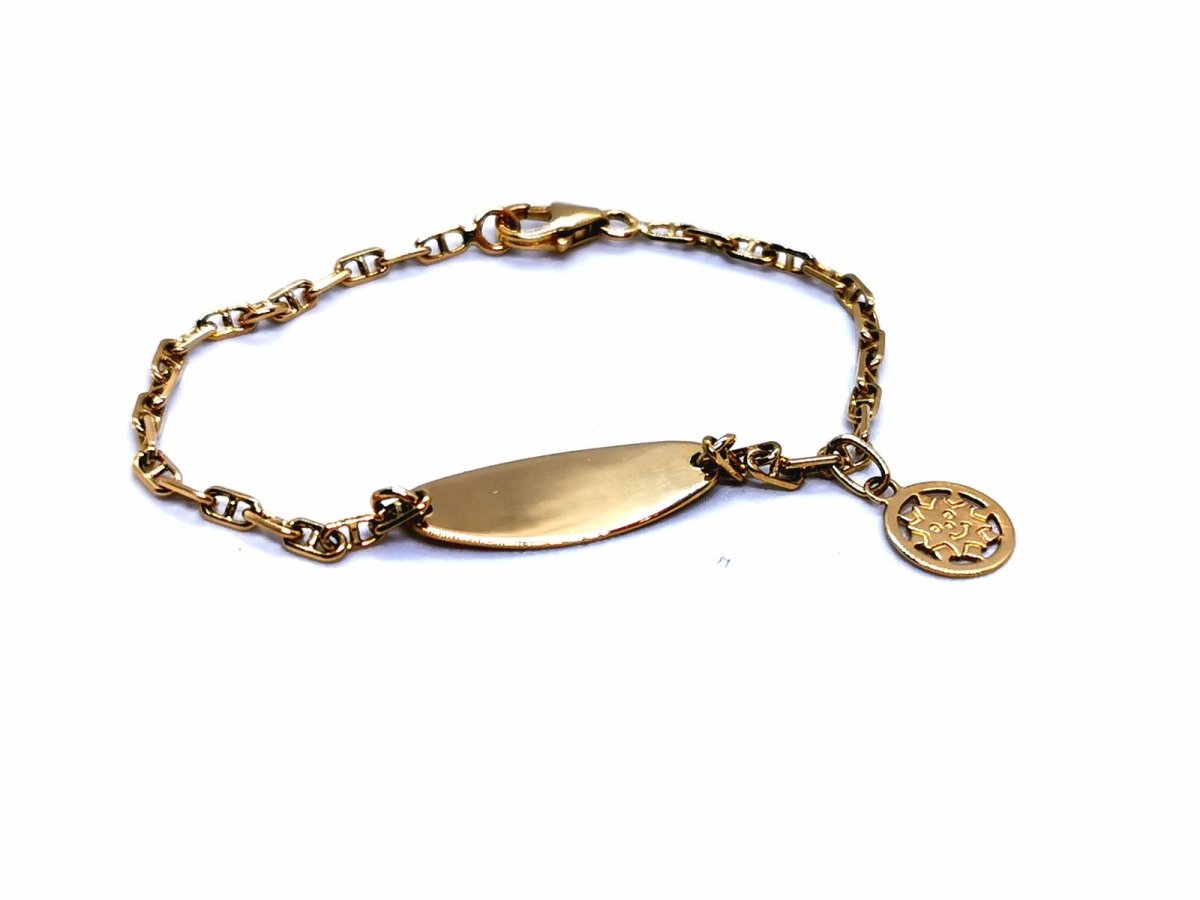 Bracelet gourmette en or jaune - Castafiore