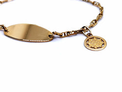 Bracelet gourmette en or jaune - Castafiore