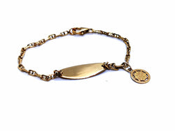 Bracelet gourmette en or jaune - Castafiore