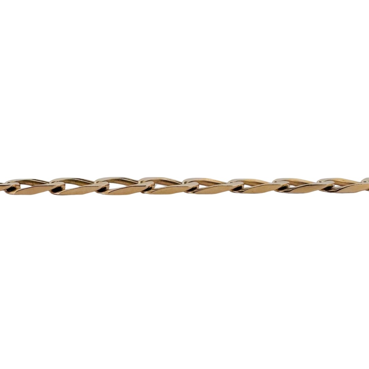 Bracelet Gourmette en or jaune - Castafiore