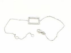 Bracelet Graphique Or blanc Diamant - Castafiore