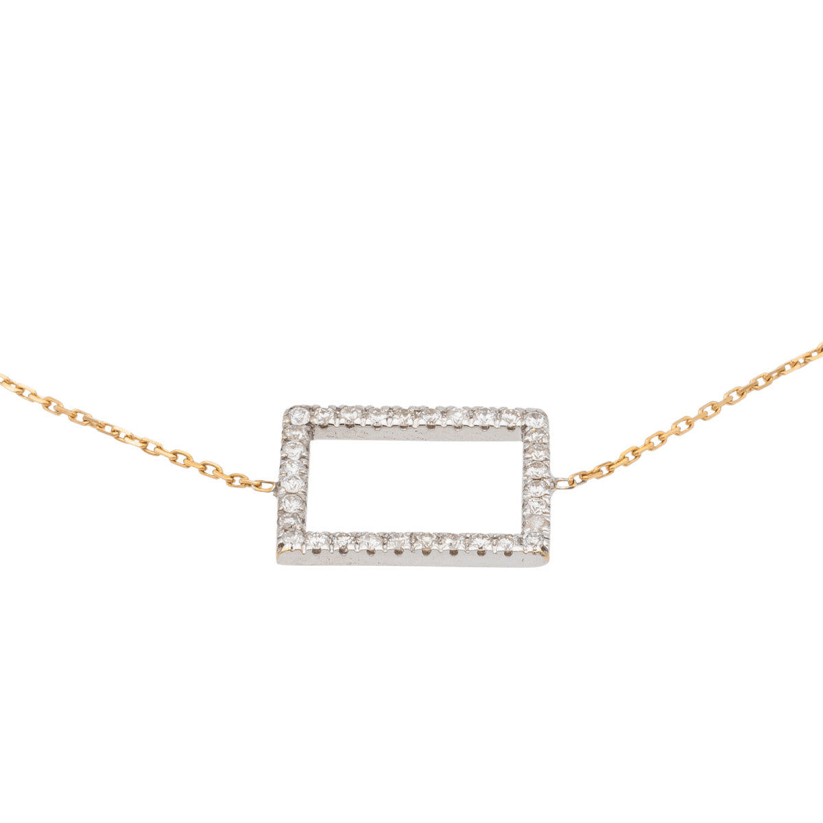 Bracelet Graphique Or rose Diamant - Castafiore