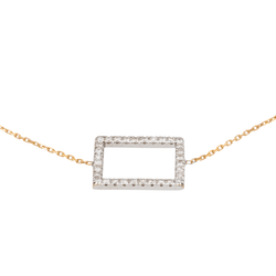 Bracelet Graphique Or rose Diamant - Castafiore
