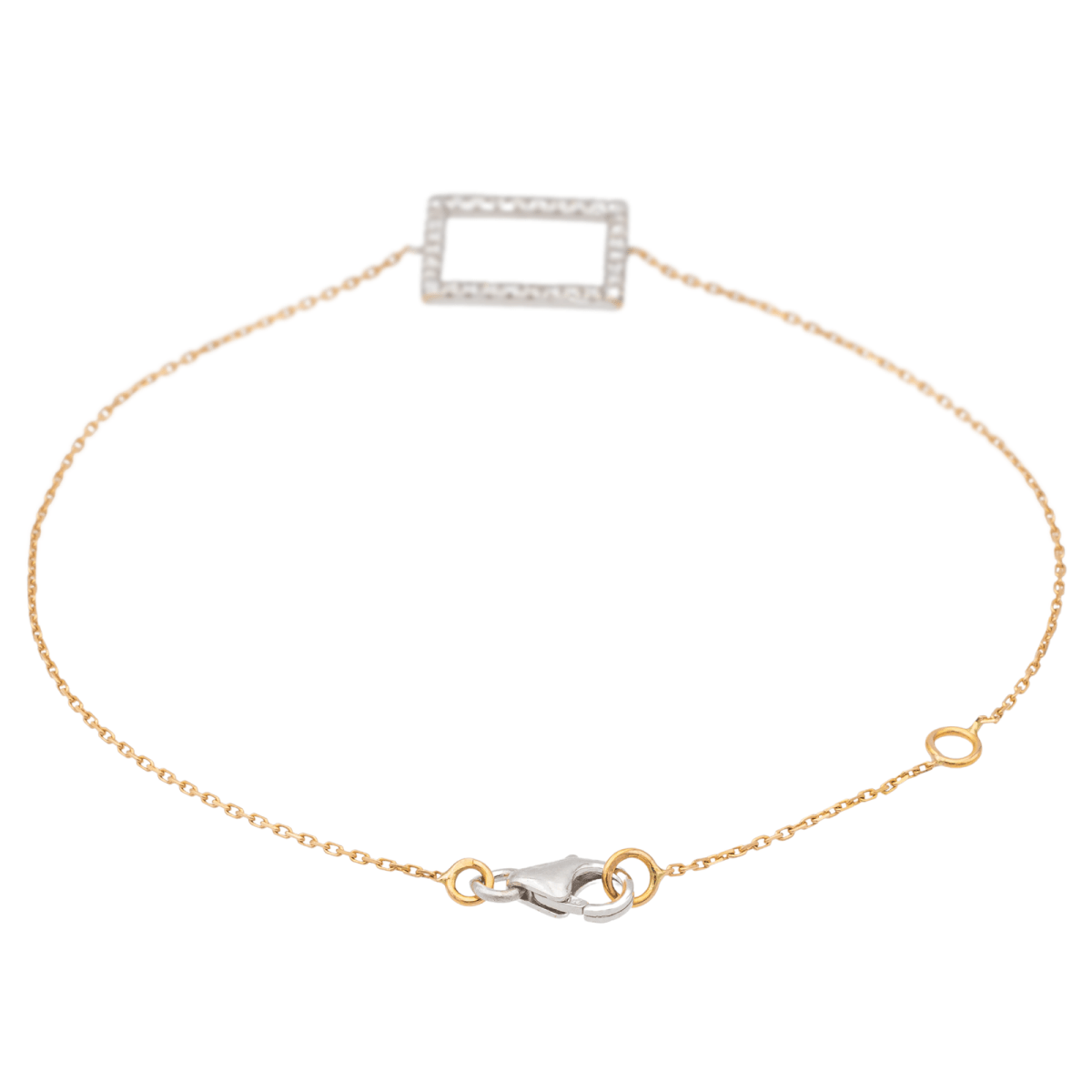 Bracelet Graphique Or rose Diamant - Castafiore