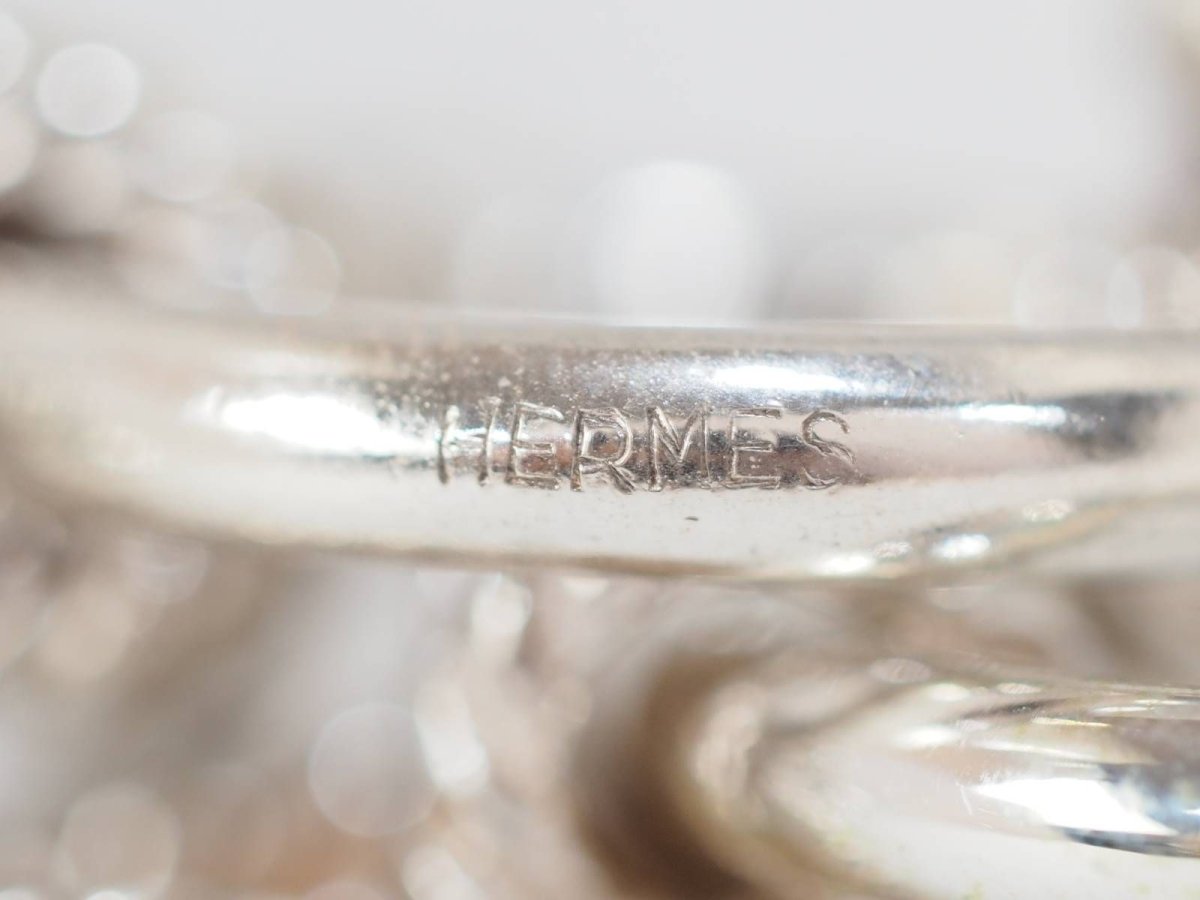 Bracelet Hermès "Audierne" en argent - Castafiore