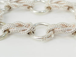 Bracelet Hermès "Audierne" en argent - Castafiore