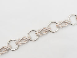 Bracelet Hermès "Audierne" en argent - Castafiore