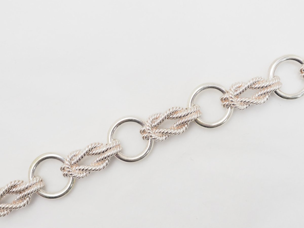 Bracelet Hermès "Audierne" en argent - Castafiore