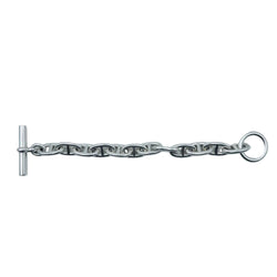 Bracelet HERMÈS "Chaîne d'ancre" en argent - Castafiore