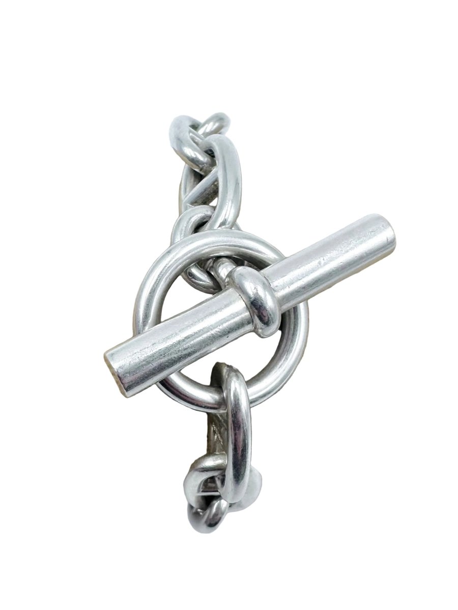 Bracelet HERMÈS "Chaîne d'ancre" en argent - Castafiore