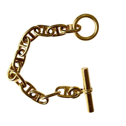 Bracelet HERMÈS "Chaîne d'ancre" en or jaune - Castafiore