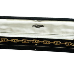 Bracelet HERMES Chaîne d'ancre or jaune par Georges Lenfant - Castafiore