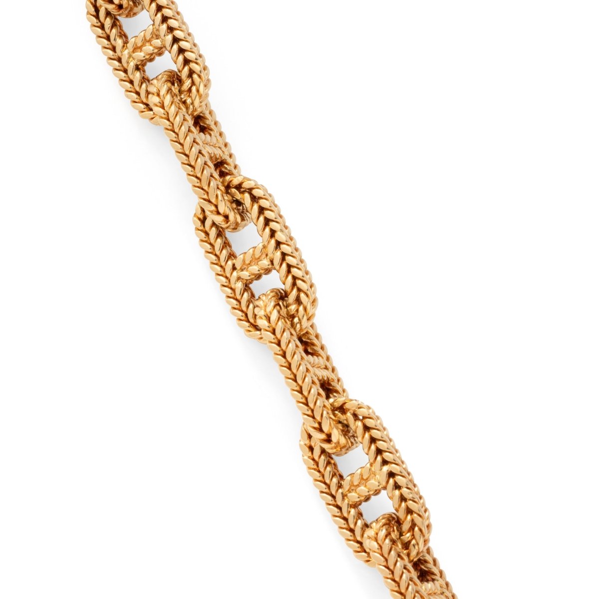 Bracelet HERMÈS "Chaîne d’ancre Vendôme" GM en or jaune - Castafiore