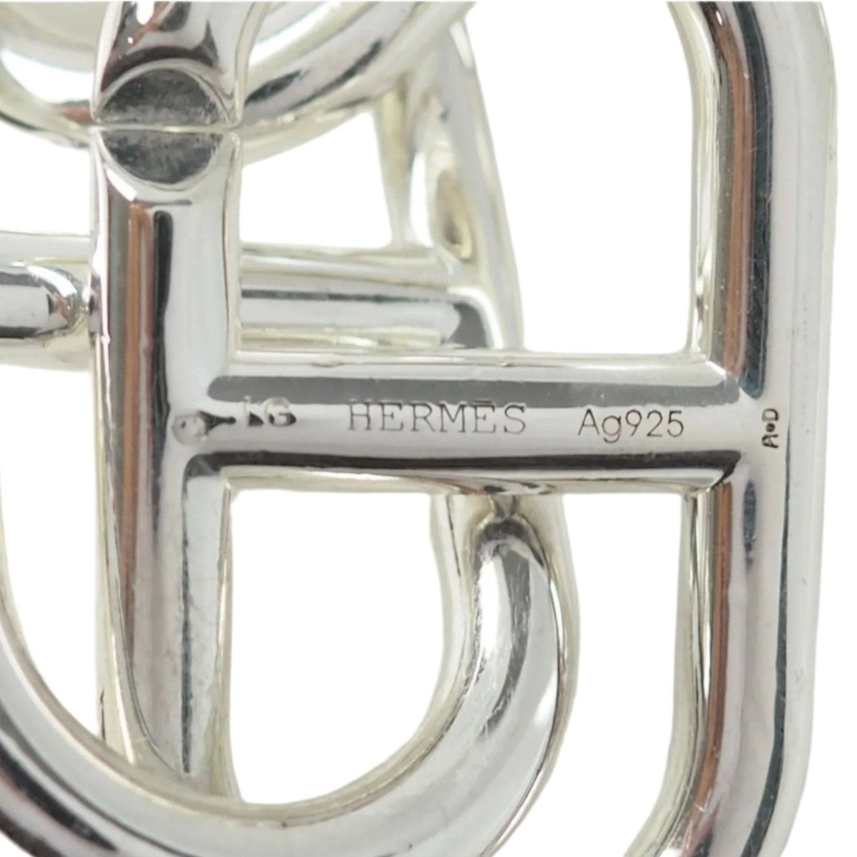 Bracelet HERMÈS "Chaîne d'Ancre XL" en argent - Castafiore