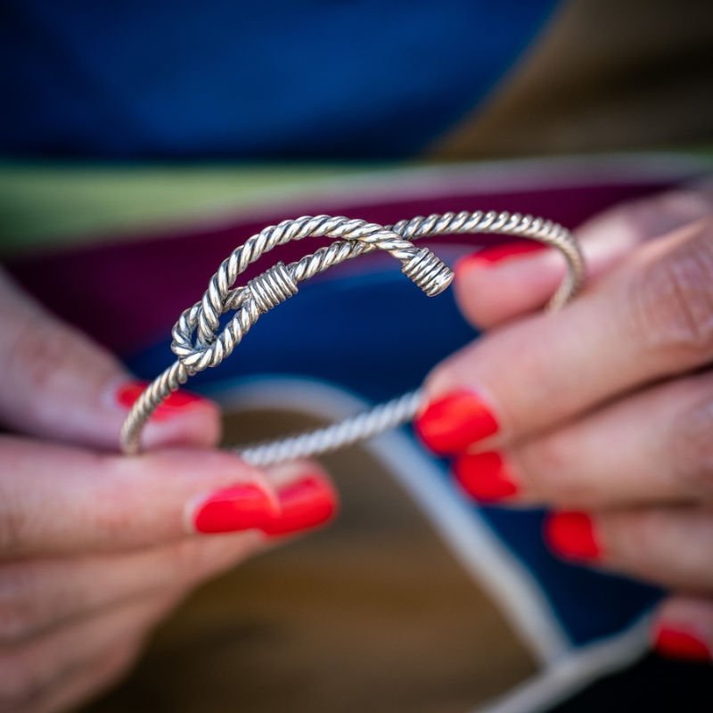 Bracelet HERMES en argent - Castafiore
