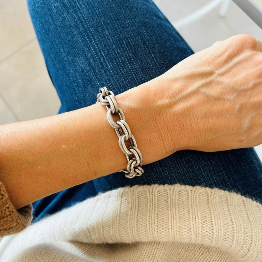 Bracelet Hermès en argent - Castafiore