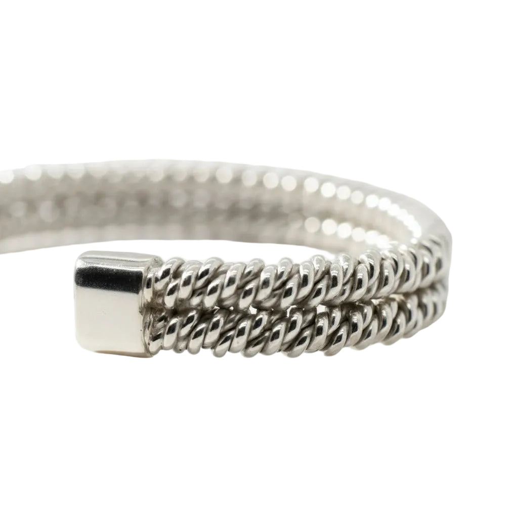 Bracelet HERMES en argent , Lucien Vachey - Castafiore