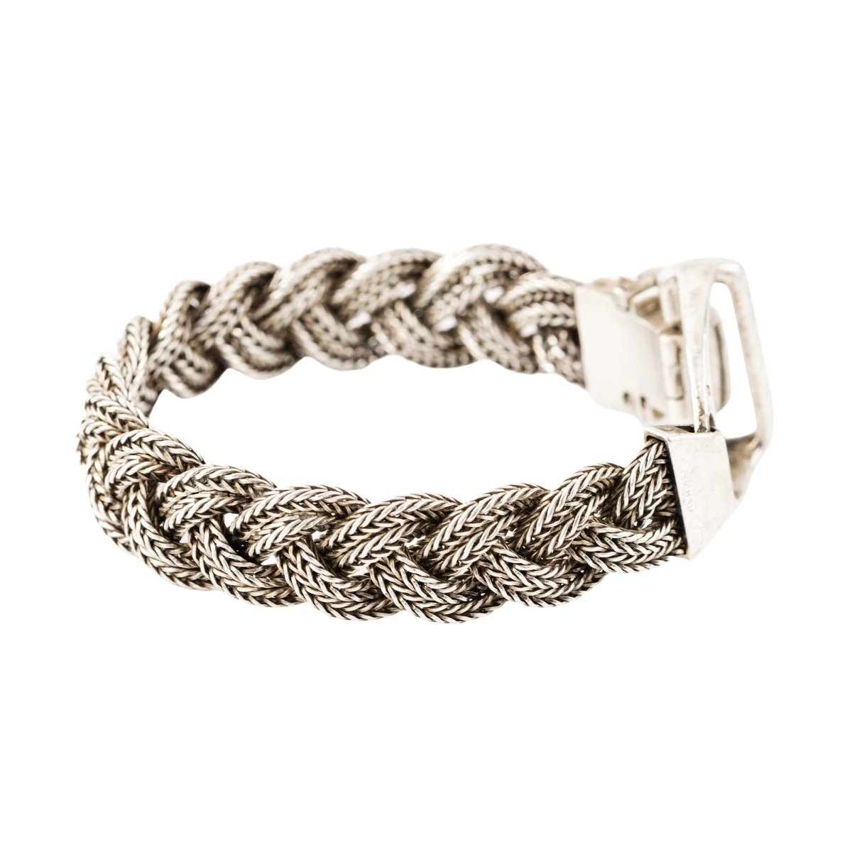 Bracelet HERMÈS "Étrier" en argent - Castafiore