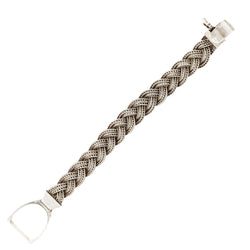 Bracelet HERMÈS "Étrier" en argent - Castafiore