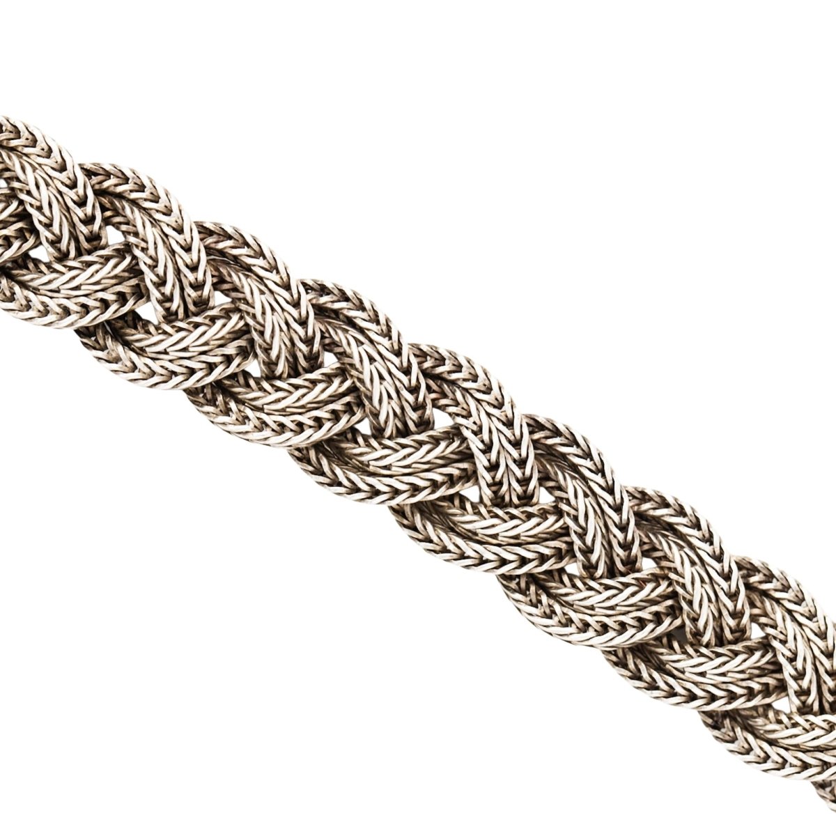 Bracelet HERMÈS "Étrier" en argent - Castafiore