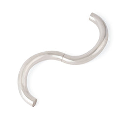 Bracelet HERMÈS, "Lima" jonc en argent de la maison - Castafiore