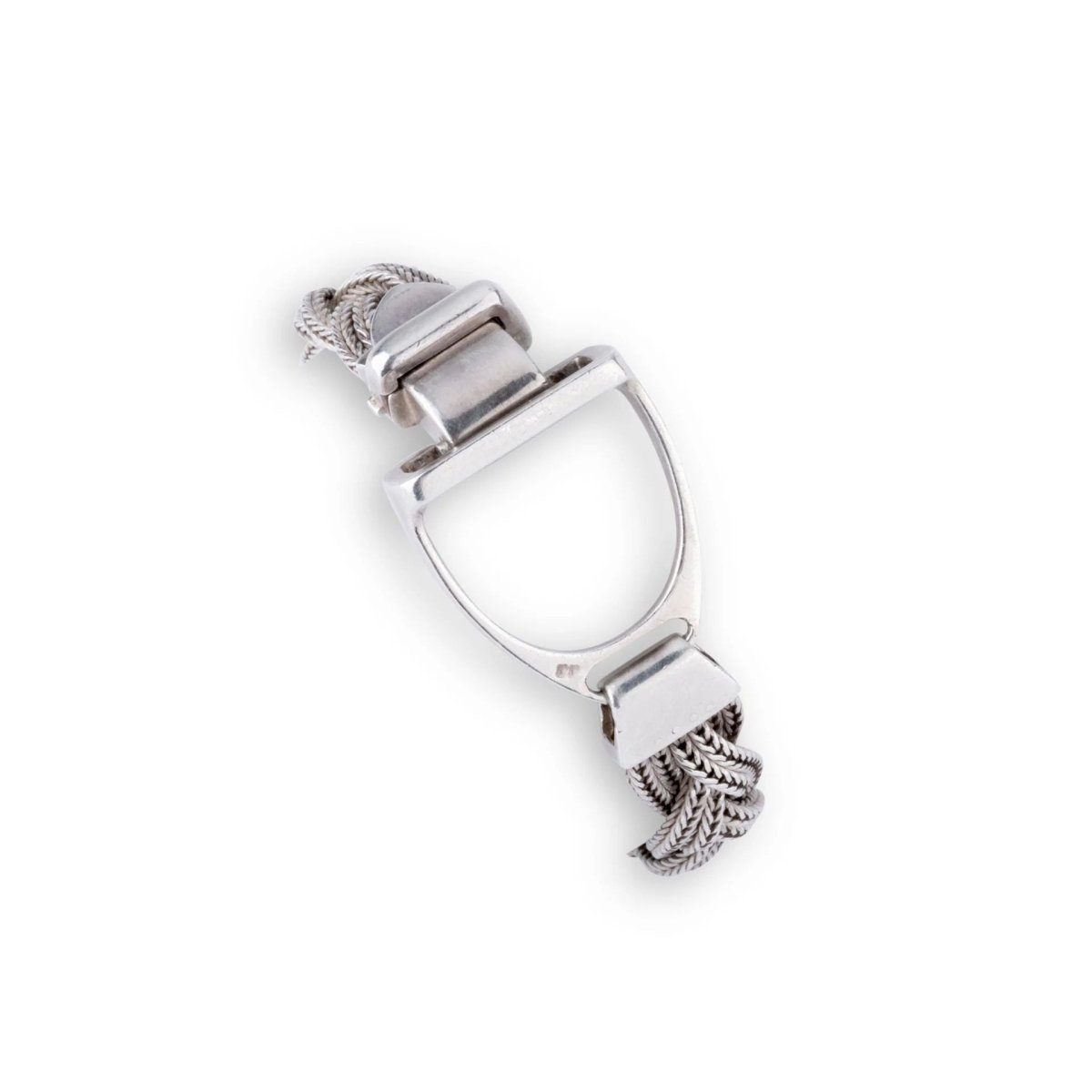 Bracelet Hermès modèle Etrier en argent - Castafiore