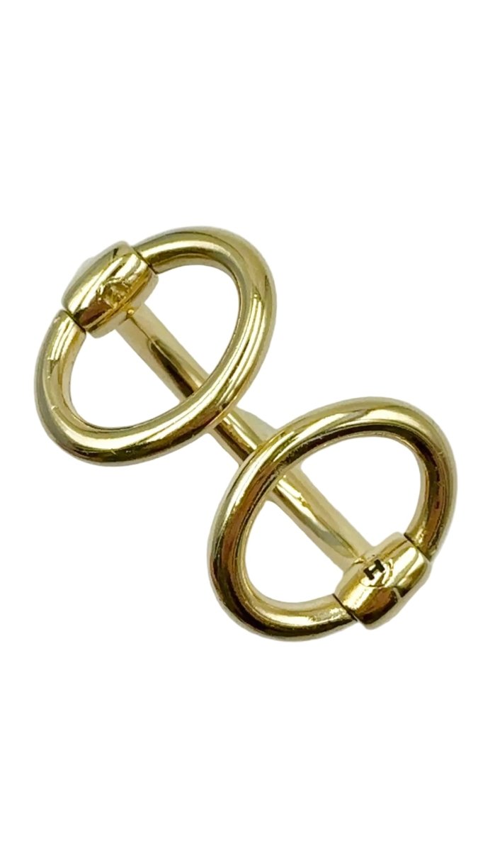 Bracelet HERMES "Nausicaa" en or jaune - Castafiore