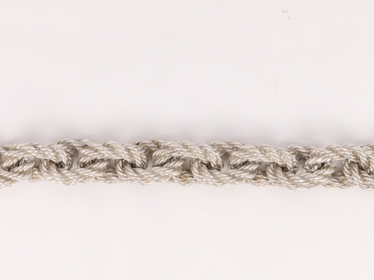 Bracelet Hermès vintage en argent par Gaëtan de Percin - Castafiore