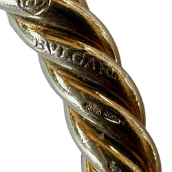 Bracelet Jonc BULGARI en or jaune, améthyste et quartz de rutile - Castafiore