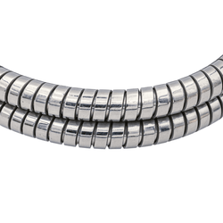 Bracelet Jonc BULGARI en or jaune et acier - Castafiore