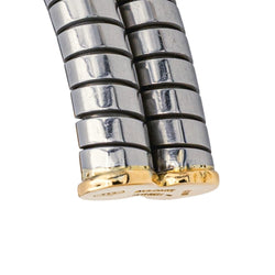 Bracelet Jonc BULGARI en or jaune et acier - Castafiore