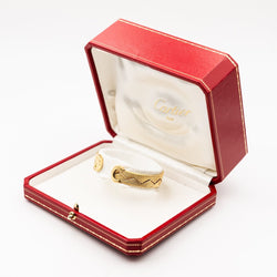 Bracelet Jonc CARTIER "Double C" en or jaune - Castafiore