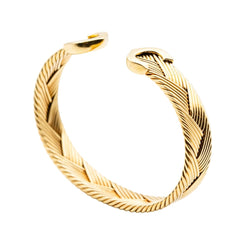 Bracelet Jonc CARTIER "Double C" en or jaune - Castafiore