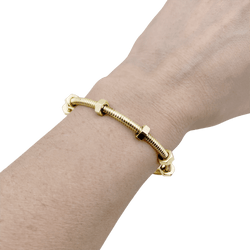 Bracelet Cartier, "Écrou", rose gold.