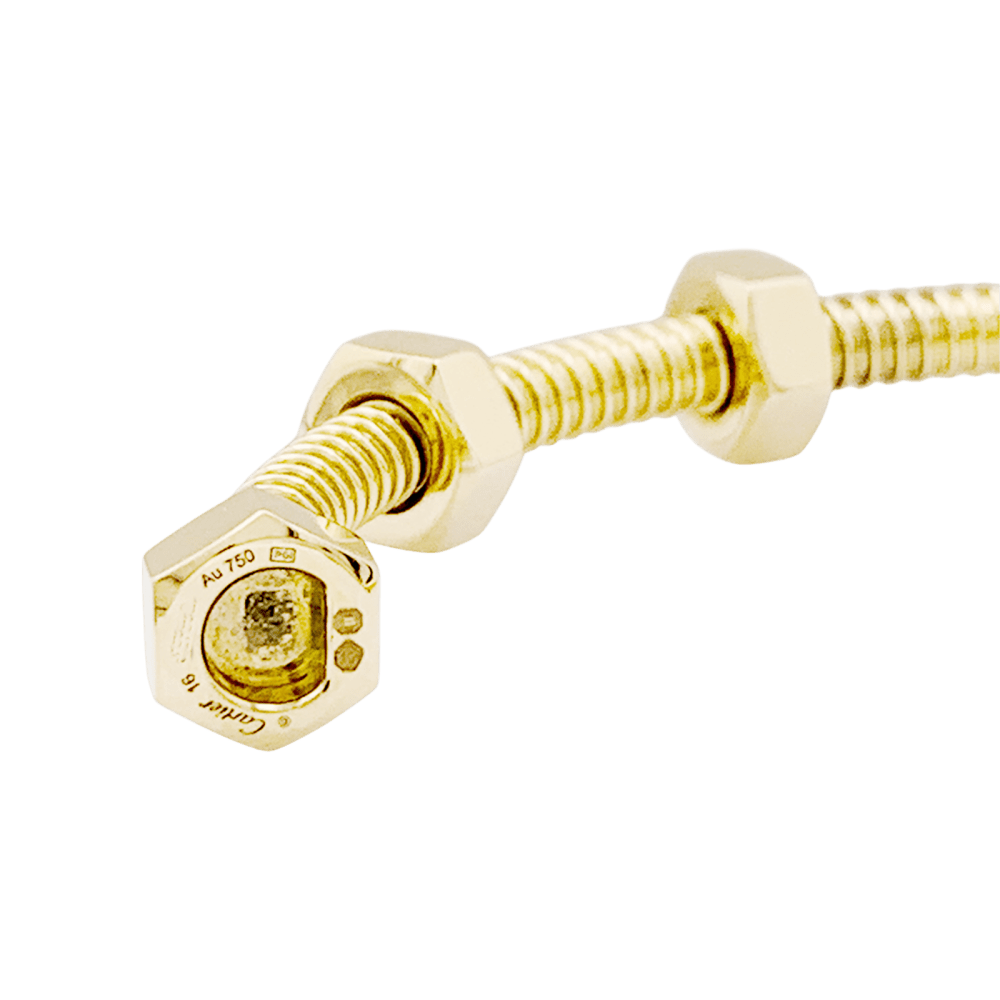 Bracelet Jonc CARTIER "Écrou" en or rose - Castafiore