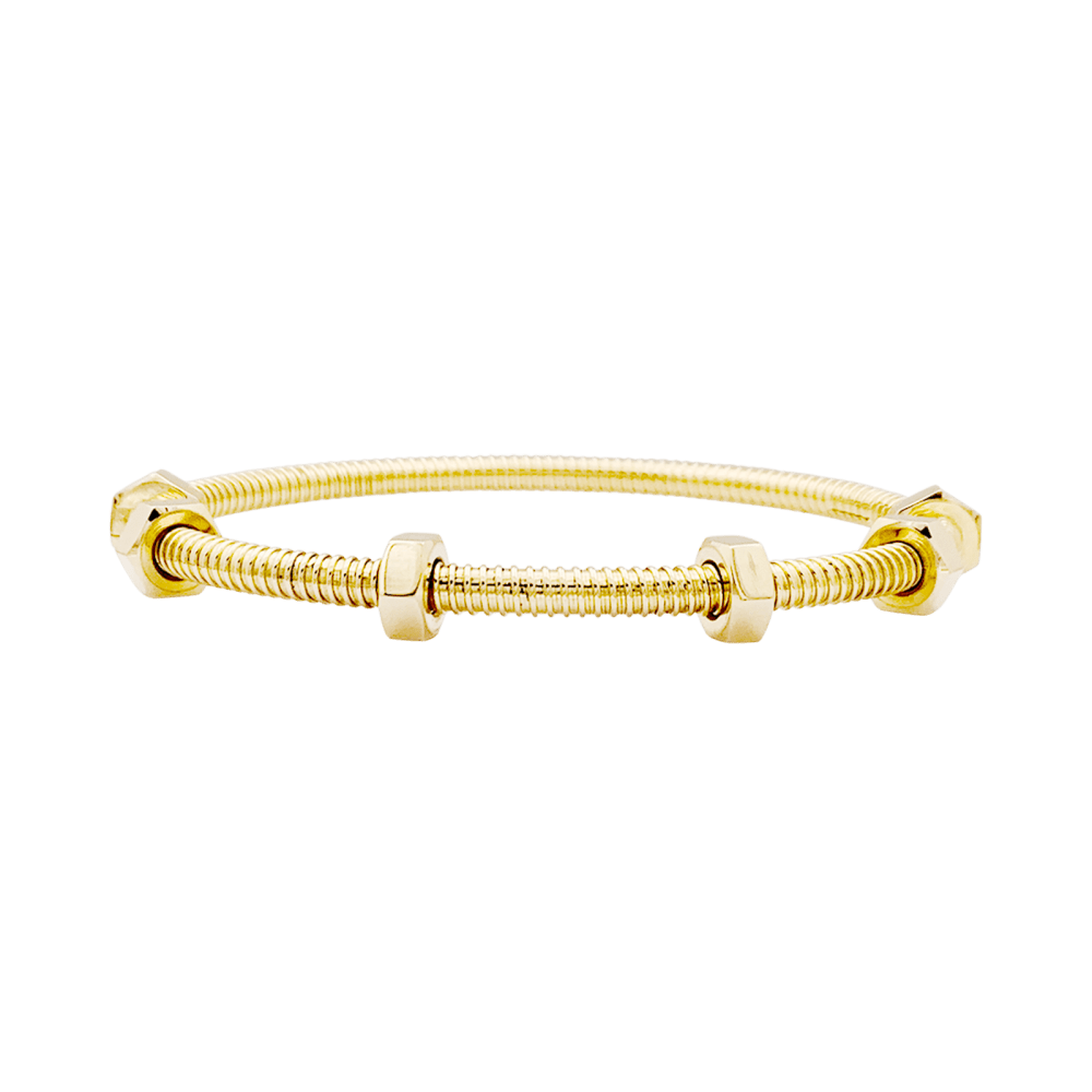 Bracelet Cartier, "Écrou", rose gold.