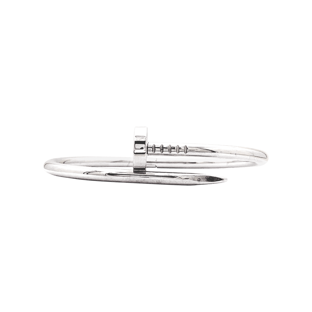 Bracelet Jonc CARTIER "Juste Un Clou" en or blanc - Castafiore