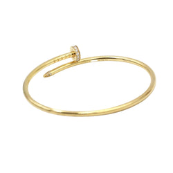 Bracelet Jonc CARTIER "Juste un Clou" en or jaune et diamants - Castafiore