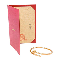 Bracelet Jonc CARTIER "Juste un clou" en or rose - Castafiore