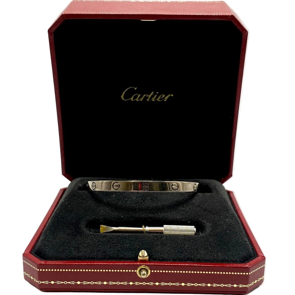 Bracelet Jonc CARTIER "Love Classique" en or blanc - Castafiore