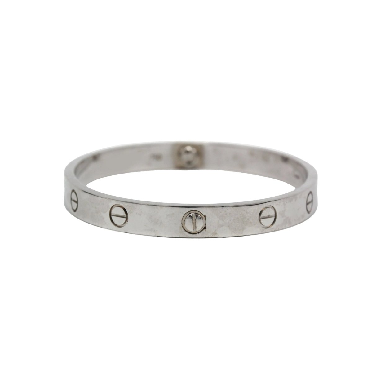 Bracelet Jonc CARTIER "Love" en or blanc - Castafiore