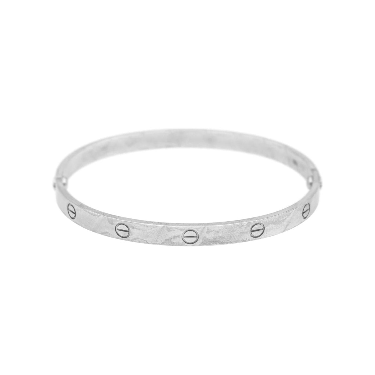 Bracelet Jonc CARTIER "Love" en or blanc - Castafiore