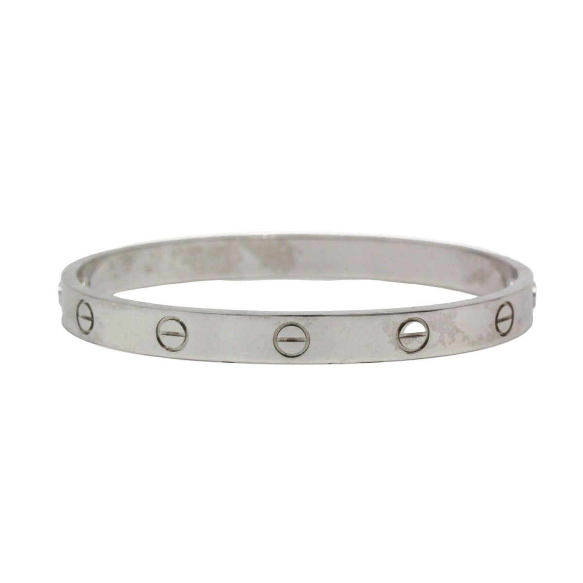 Bracelet Jonc CARTIER "Love" en or blanc - Castafiore