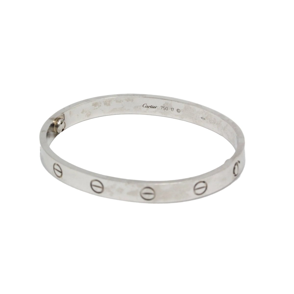 Bracelet Jonc CARTIER "Love" en or blanc - Castafiore