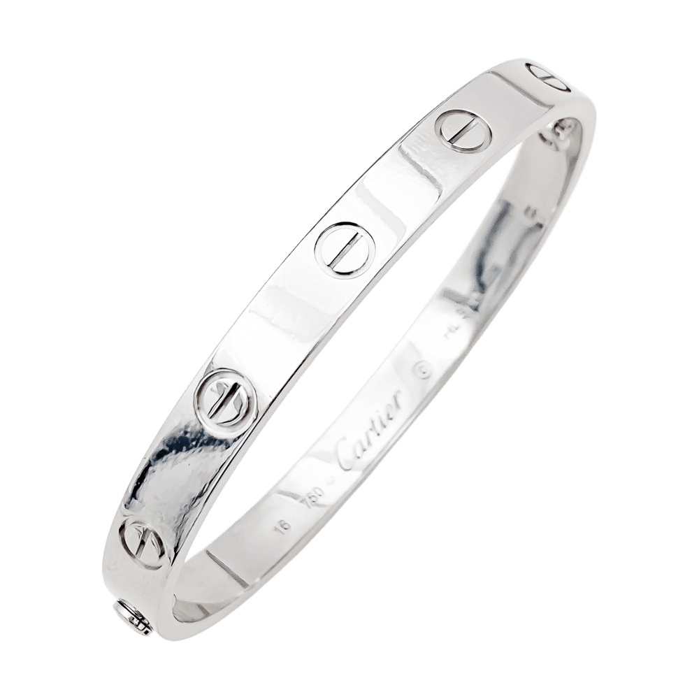 Bracelet Jonc CARTIER "Love" en or blanc - Castafiore