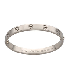 Bracelet Jonc CARTIER "Love" en or blanc - Castafiore